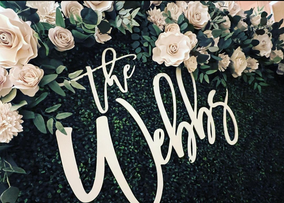 Custom event sign display